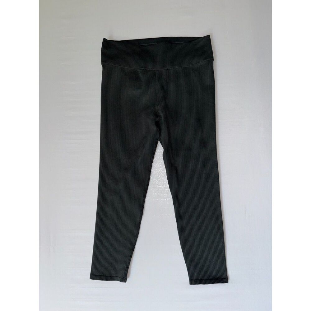 Good American Forest Green Ribbed Leggings | Like New | Size 5/6